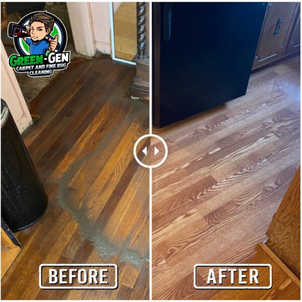 hardwood floor restoration before and after