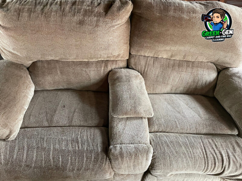 Upholstery cleaning loveseat