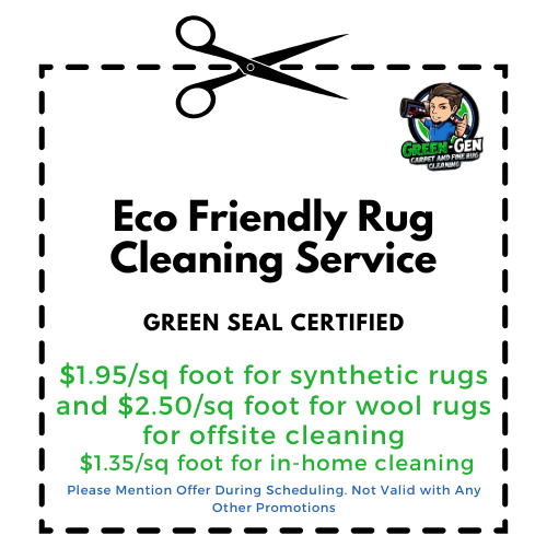 Eco-Friendly Rug Cleaning Pricing 