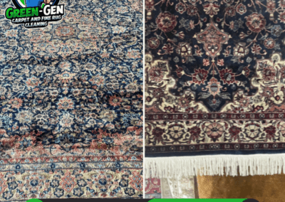 Rug cleaning before and after