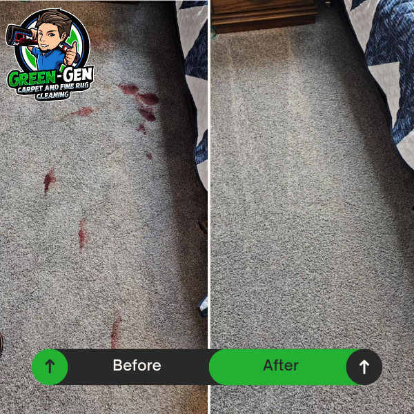 blood stains removed from carpet in Naperville, Illinois