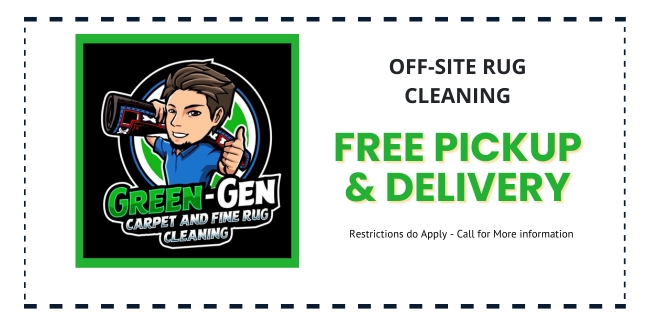 free pick up and delivery coupon for rug cleaning service 