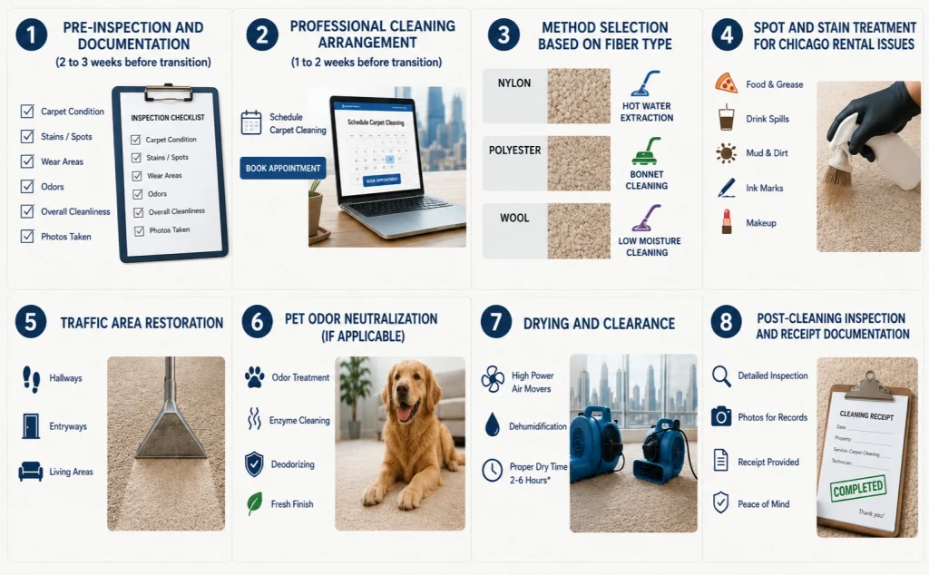 Move-In Move-Out Carpet Cleaning Process