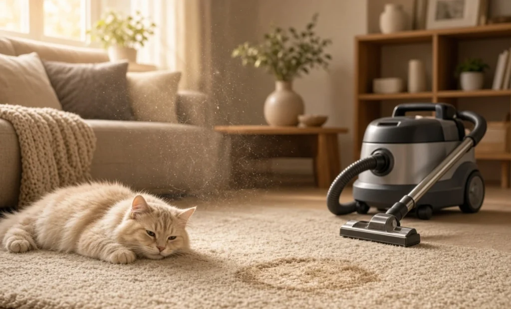 Heavy pet dander, deep odors, or persistent stains