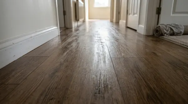 Cloudy film streaking after mopping