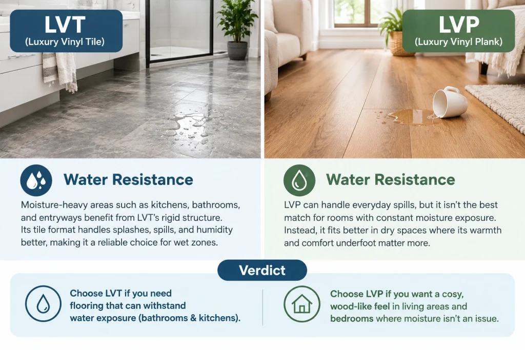 water resistance on floor